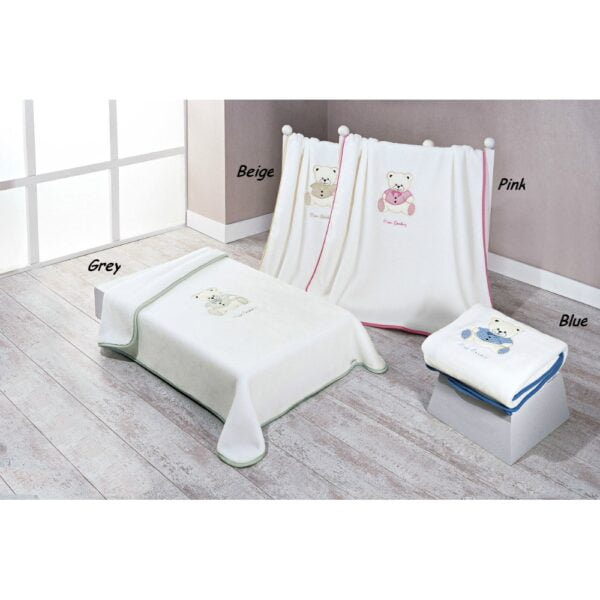 Κουβέρτα Βελουτέ Κούνιας&Αγκαλιάς Pierre Cardin Baby Nancy 545 (4 ΧΡΩΜΑΤΑ)