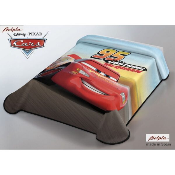 Κουβέρτα Βελουτέ Μονή Belpla Disney Cars