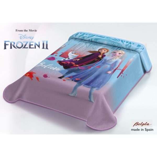 Κουβέρτα Βελουτέ Μονή Belpla Disney Frozen