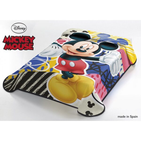 Κουβέρτα Βελουτέ Μονή Belpla Disney Mickey