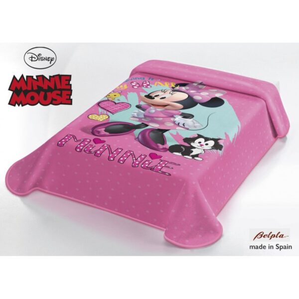 Κουβέρτα Βελουτέ Μονή Belpla Disney Minnie Mouse