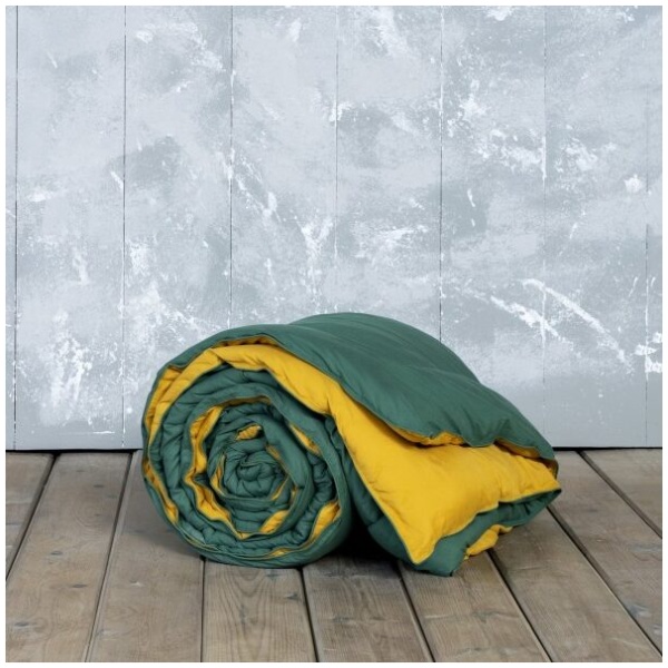 NIMA HOME ΠΑΠΛΩΜΑ Abalone Green / Mustard Beige