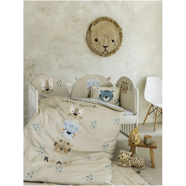NIMA HOME Σετ Σεντόνια Κούνιας Little Friend