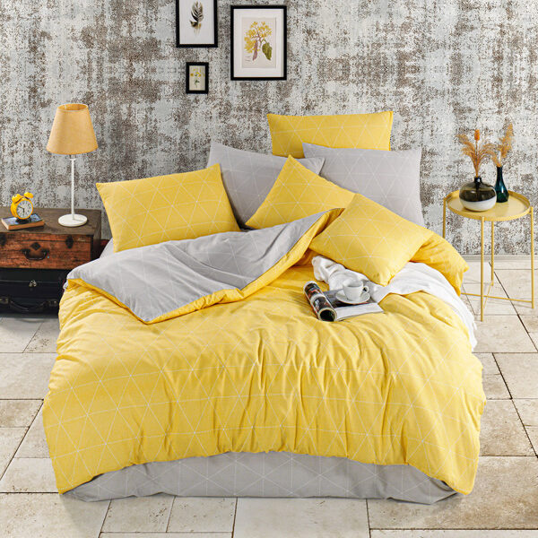 Σετ Σεντόνια Μονά Mcdecor-Dream Yellow