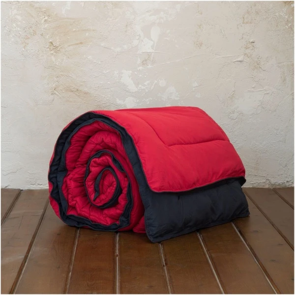 NIMA HOME Πάπλωμα Abalone - Ruby Red / Black