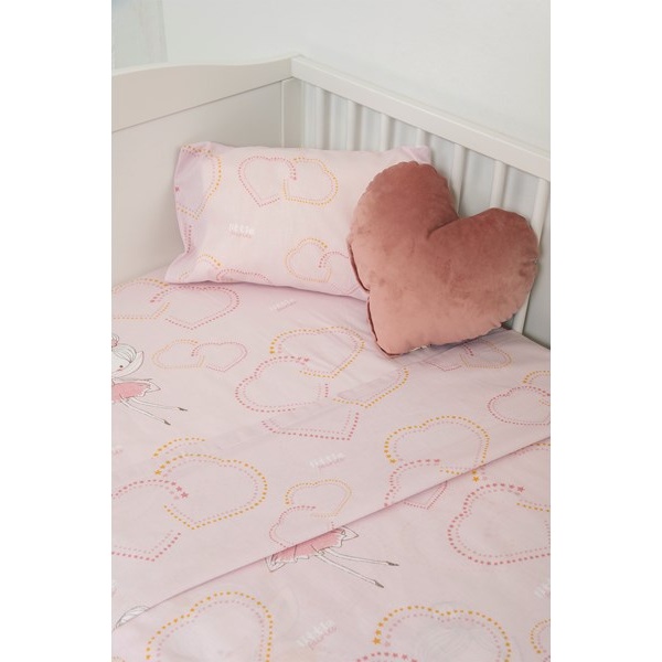 Σετ Σεντόνια κούνιας Fairies 303 - Pink  Naf Naf