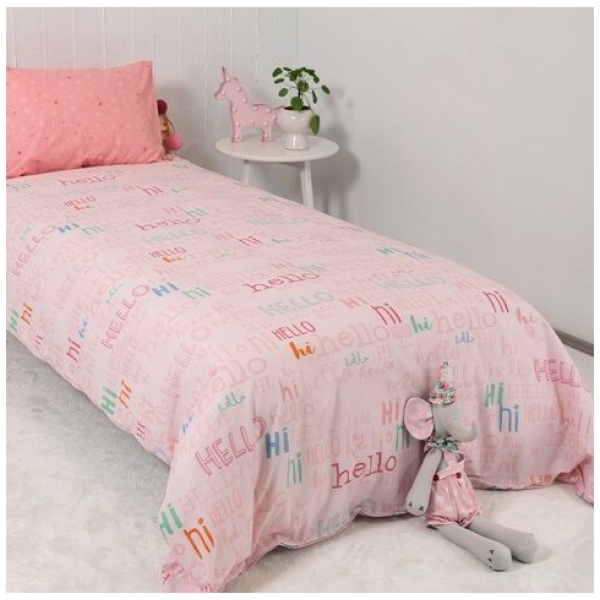 Naf Naf Σετ Σεντόνια Hello 354 - Pink
