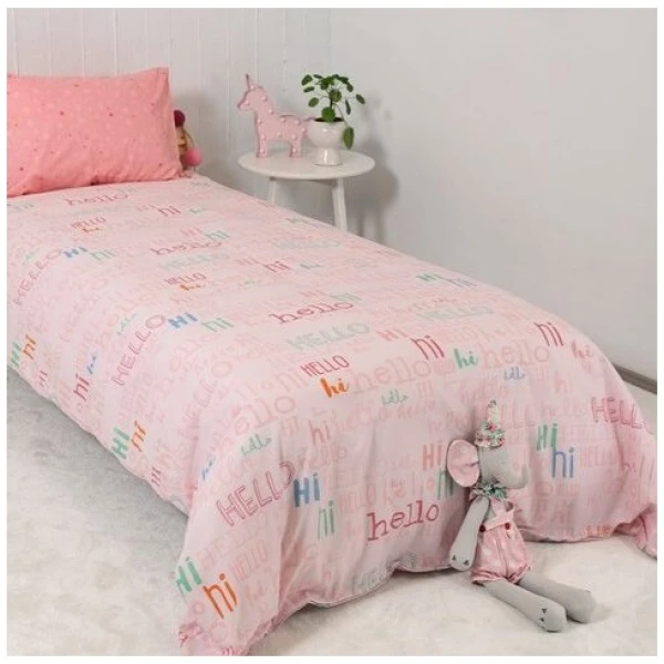Naf Naf Σετ Σεντόνια Hello 354 - Pink