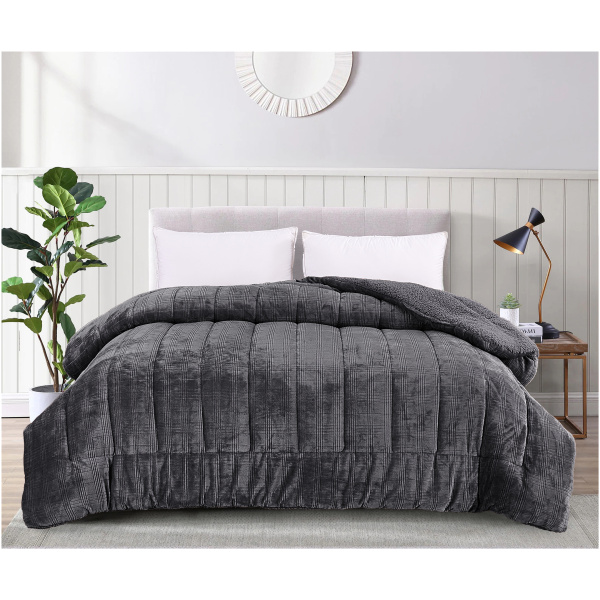 LIOLIOS ΗΟΜΕ Κουβερτοπάπλωμα Square grey
