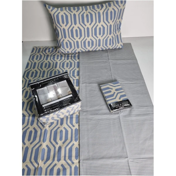 HOME&STYLE Σετ Σεντόνια φανέλα σχεδ. 701