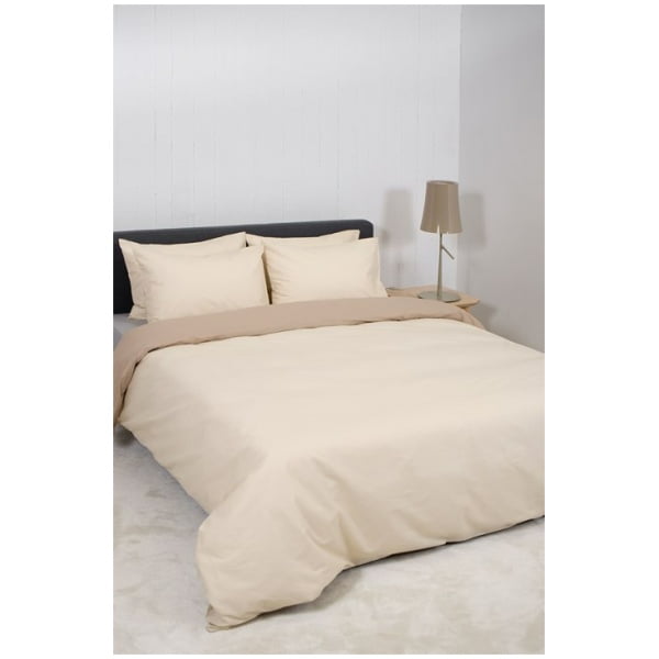 ΒΙΟΚΑΡΠΕΤ HOME Σετ Παπλωματοθήκης VIEW Ecru Beige