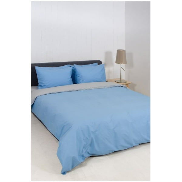 ΒΙΟΚΑΡΠΕΤ HOME Σετ Παπλωματοθήκης VIEW Lt Blue Lt Grey