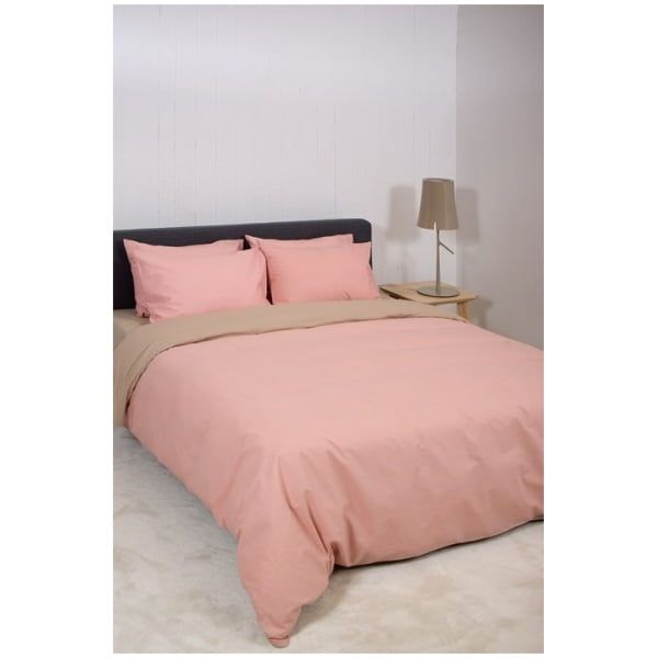 ΒΙΟΚΑΡΠΕΤ HOME Σετ Παπλωματοθήκης VIEW Powder Beige