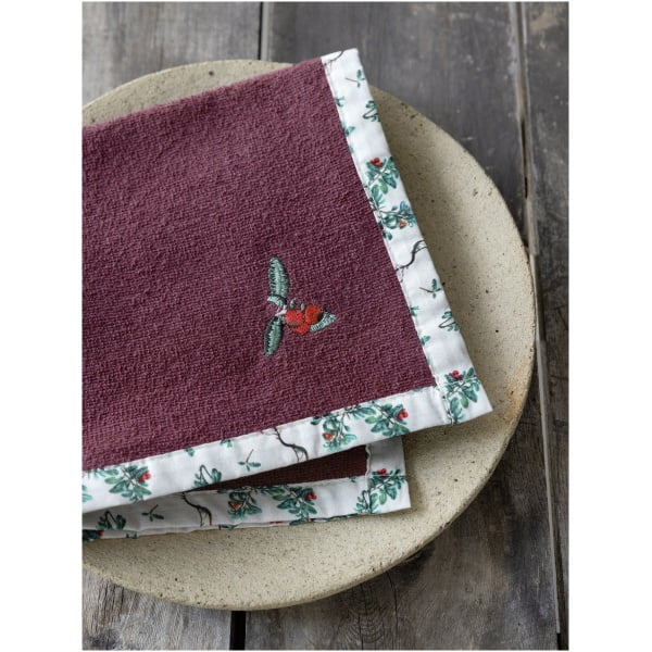 NIMA HOME Πετσέτα Κουζίνας Cranberry Love