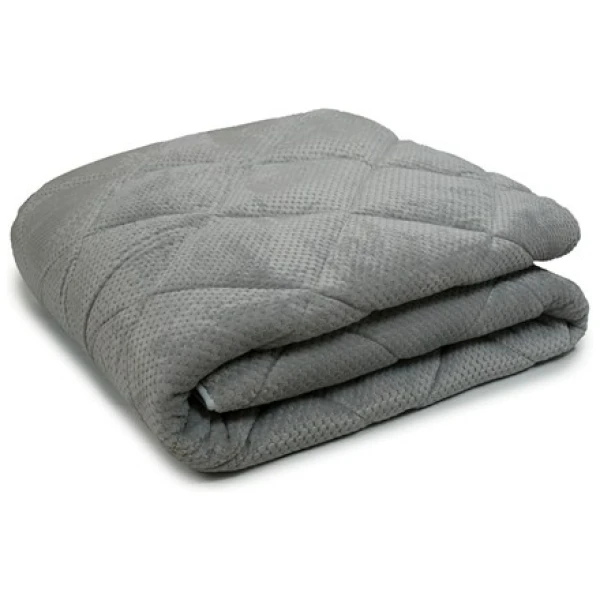 NAF NAF Κουβερτοπάπλωμα Υπερ PREMIUM FURY BLANKET Light Grey - Image 3