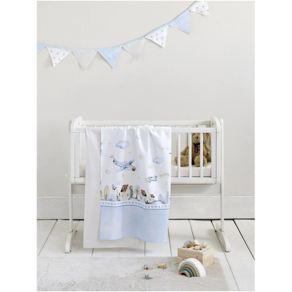 NIMA HOME Σετ Σεντόνια Κούνιας Boy's World - Image 2