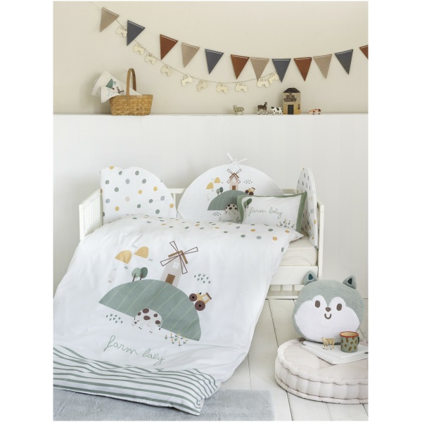 Σετ Παπλωματοθήκη NIMA HOME Farm Baby