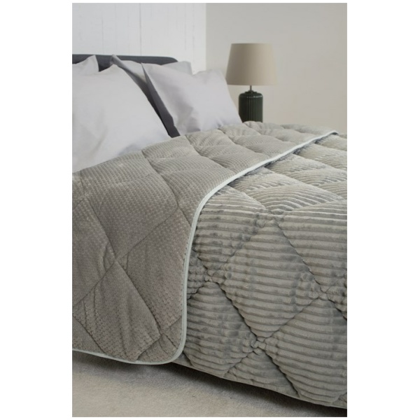 NAF NAF Κουβερτοπάπλωμα Υπερ PREMIUM FURY BLANKET Light Grey - Image 2