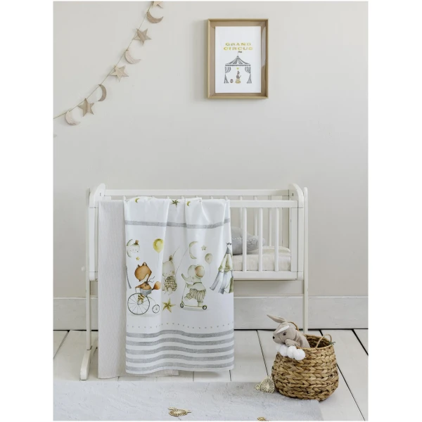 NIMA HOME Σετ Σεντόνια Κούνιας Baby Circus - Image 2