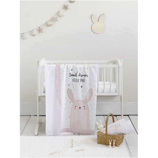NIMA HOME Σετ Σεντόνια Κούνιας  Lovely Bunny - Image 2