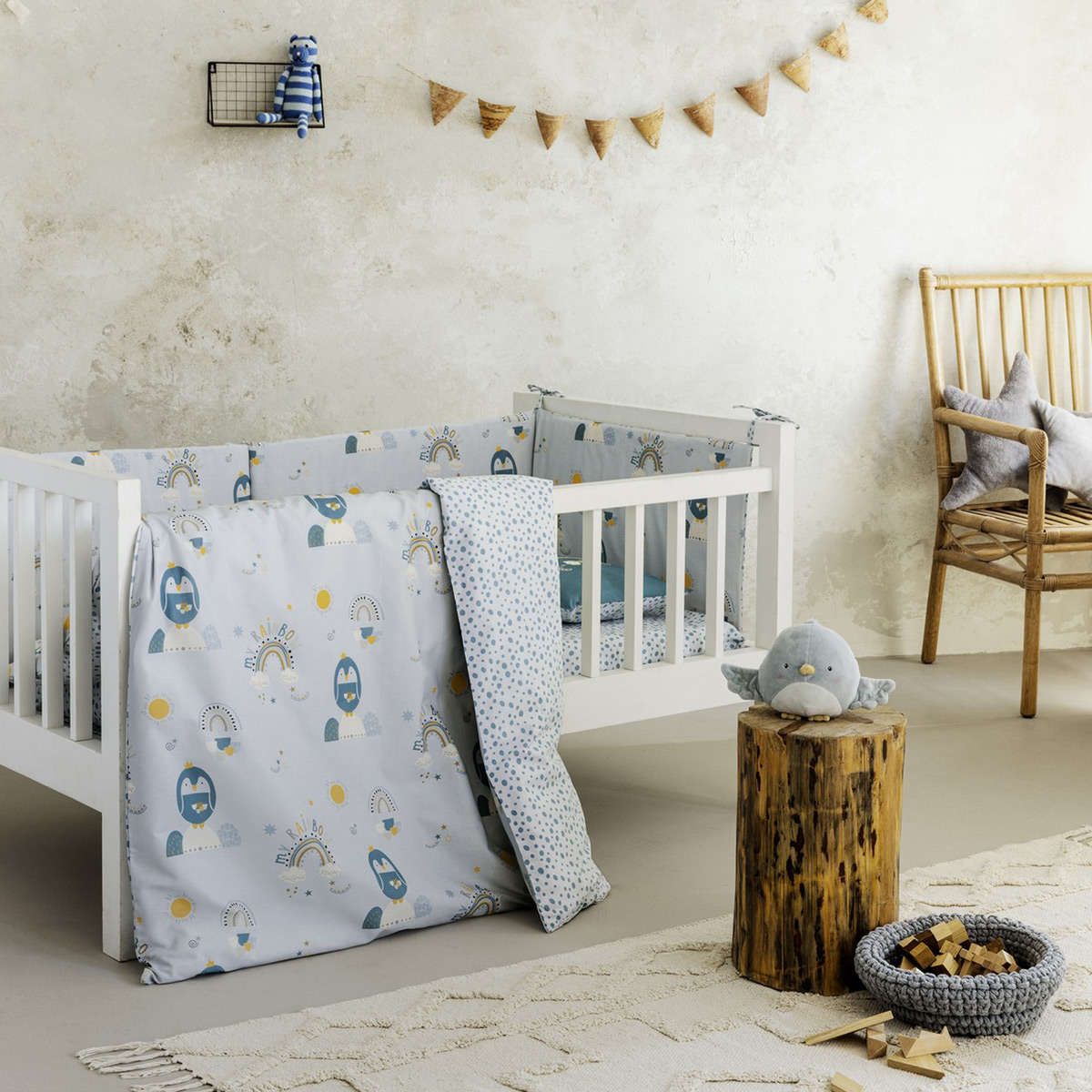 Σετ Παπλωματοθήκη NIMA HOME Happy Pingui