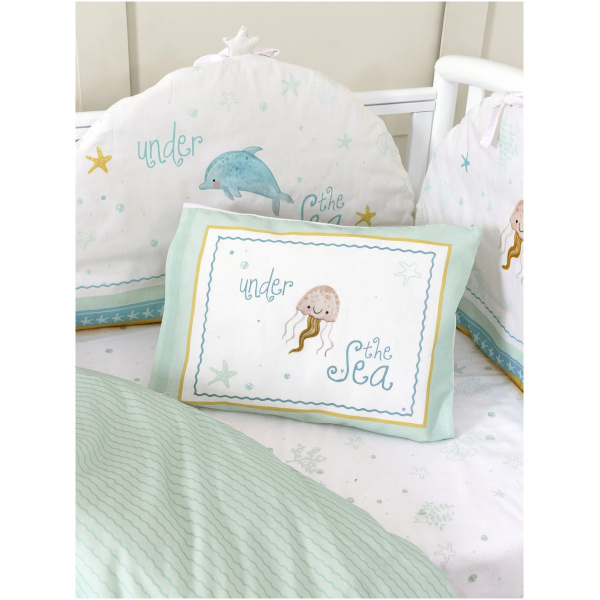 NIMA HOME Σετ Σεντόνια Κούνιας Sea Love