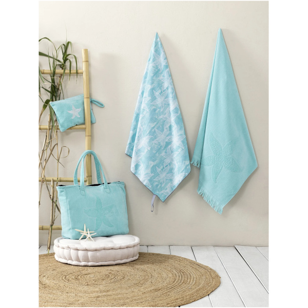 NIMA HOME Πετσέτα Θαλάσσης Starfish Jacquard