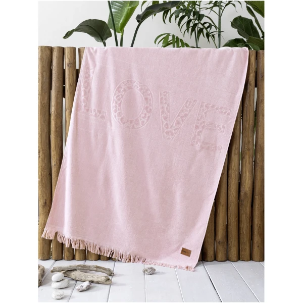 NIMA HOME Πετσέτα Θαλάσσης Salty Love Jacquard