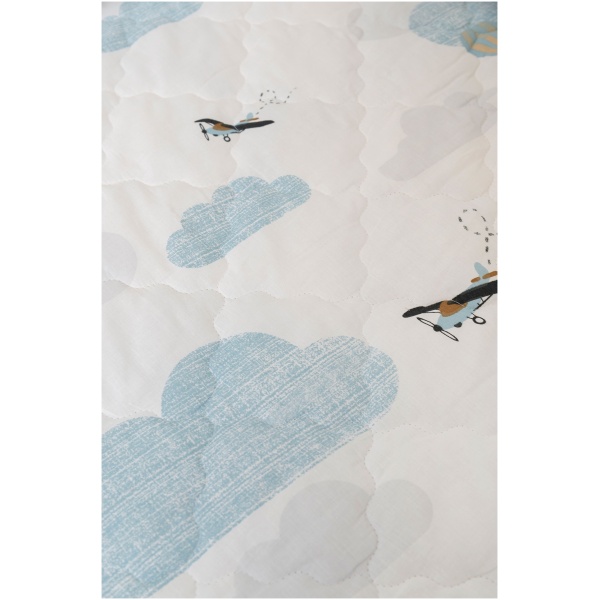 Naf Naf  Κουβερλί Little Ballons 305 - White Grey - Image 5