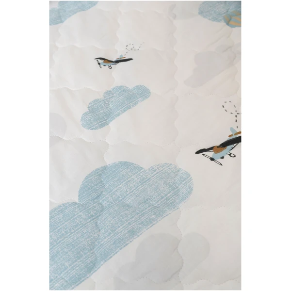 Naf Naf  Κουβερλί Little Ballons 305 - White Grey - Image 5