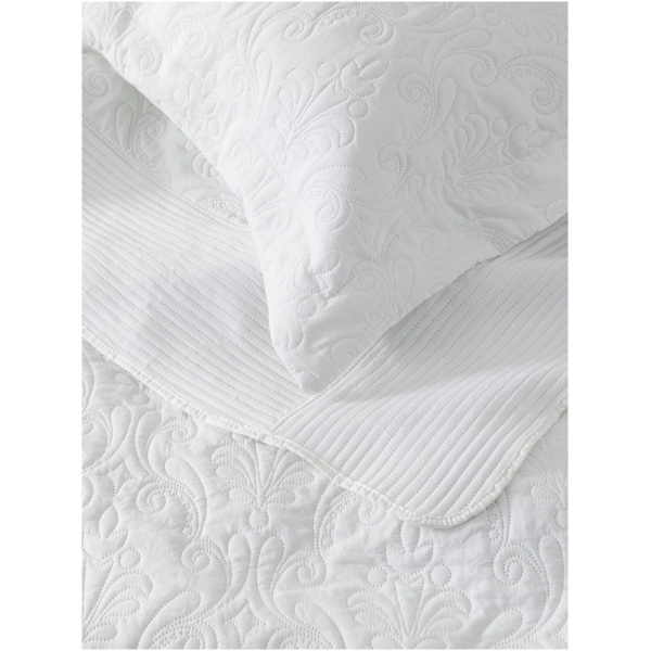 NIMA HOME Νυφικά Σετ Κουβερλί  Harmony - White - Image 2