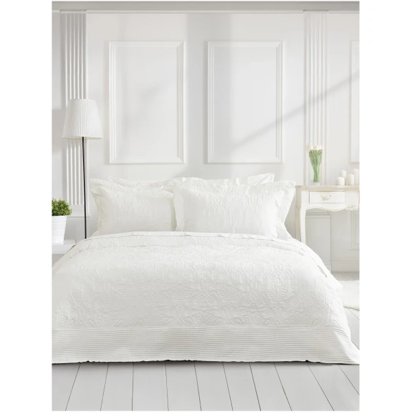 NIMA HOME Νυφικά Σετ Κουβερλί  Harmony - Off White