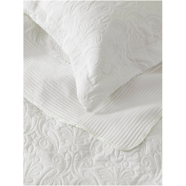 NIMA HOME Νυφικά Σετ Κουβερλί  Harmony - Off White - Image 2