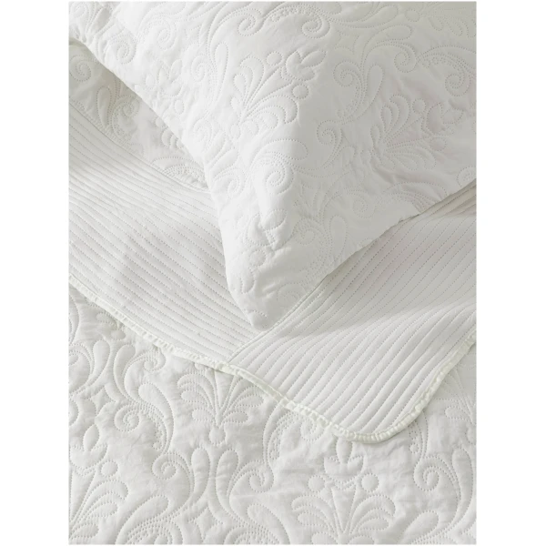 NIMA HOME Νυφικά Σετ Κουβερλί  Harmony - Off White - Image 2