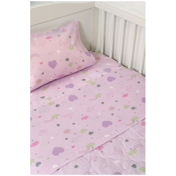 Naf Naf  Κουβερλί Little Hearts 302 - Lila - Image 2