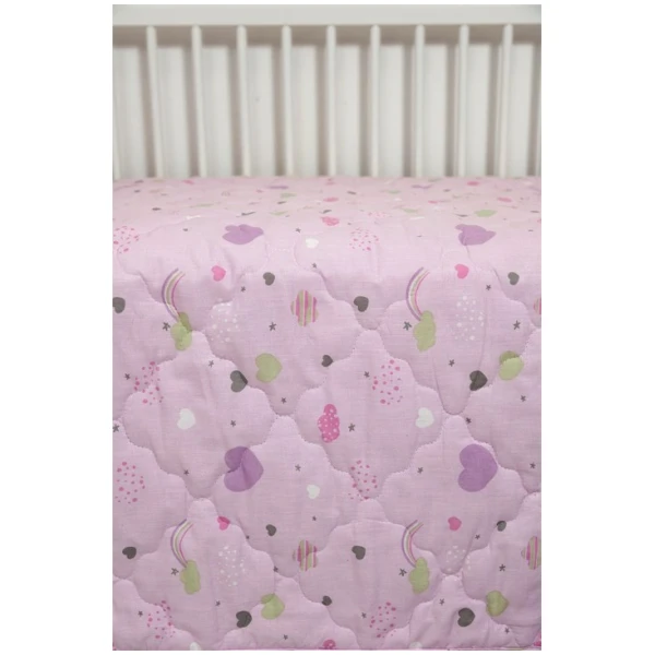 Naf Naf  Κουβερλί Little Hearts 302 - Lila - Image 3