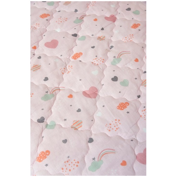 Naf Naf  Κουβερλί Little Hearts 302 - Pink - Image 2