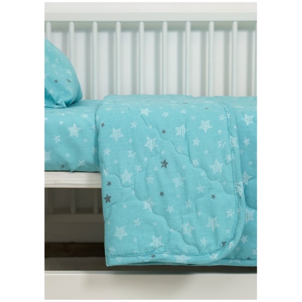 Naf Naf  Κουβερλί Little Hello Star 304 - Blue - Image 2