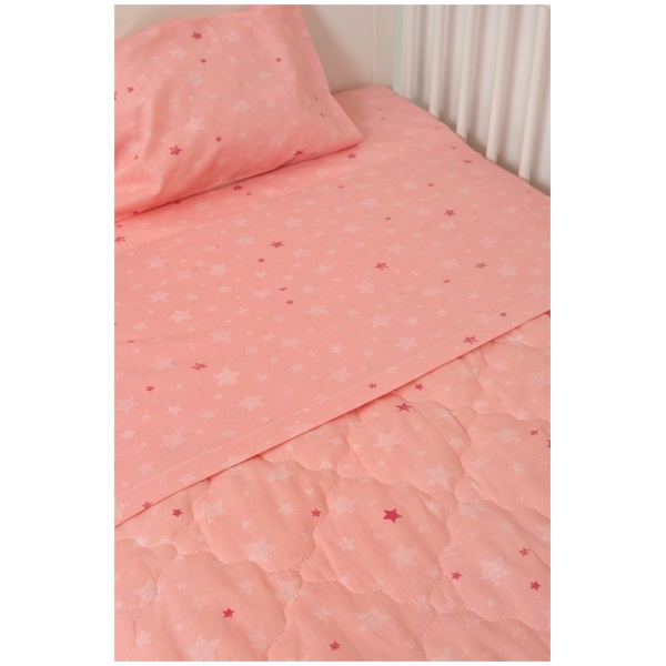 Naf Naf  Κουβερλί Little Hello Star 304 - Pink - Image 2