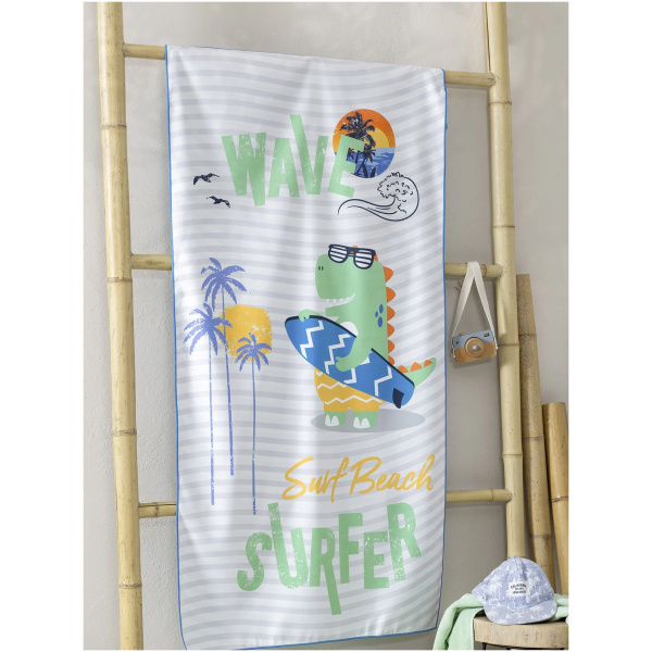 NIMA HOME Πετσέτα Θαλάσσης δύο όψεων Surf