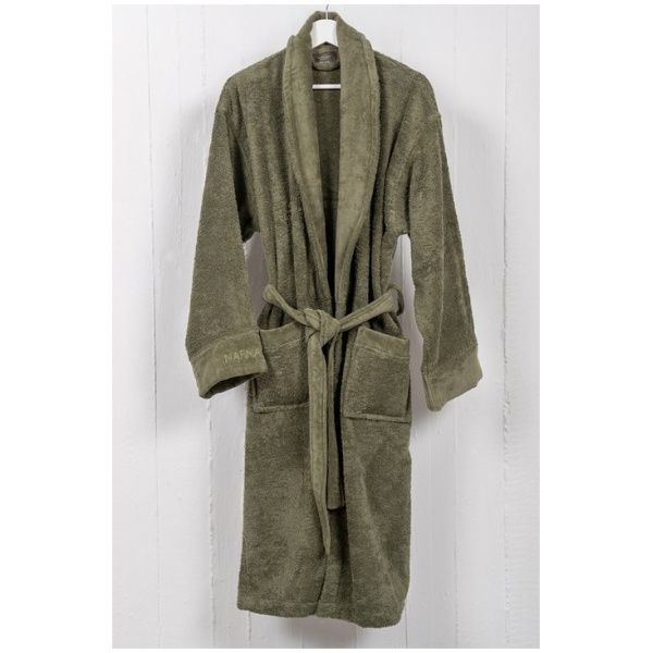 NAF NAF Μπουρνούζι Bonjour Bathrobes - Olive Green - Image 2