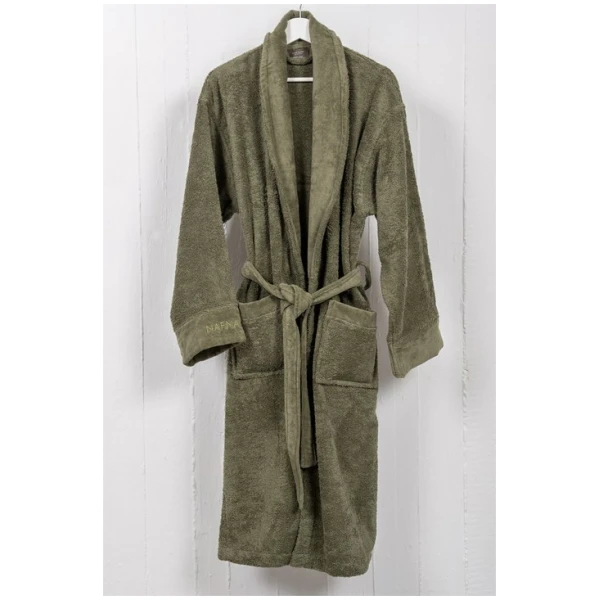 NAF NAF Μπουρνούζι Bonjour Bathrobes - Olive Green - Image 2