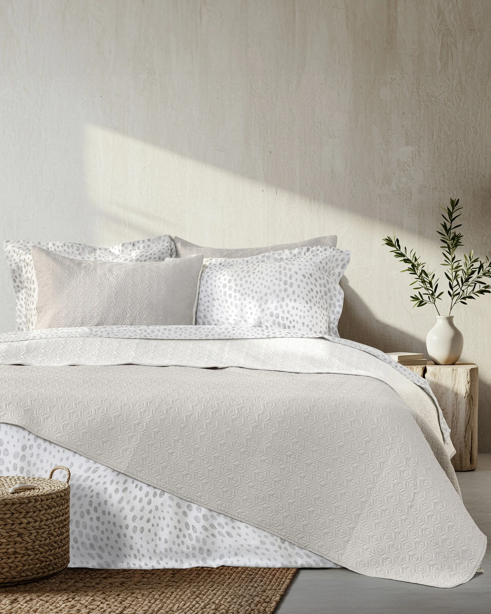 NIMAHOME Κουβερλί Orion - Sand Beige / Light Beige
