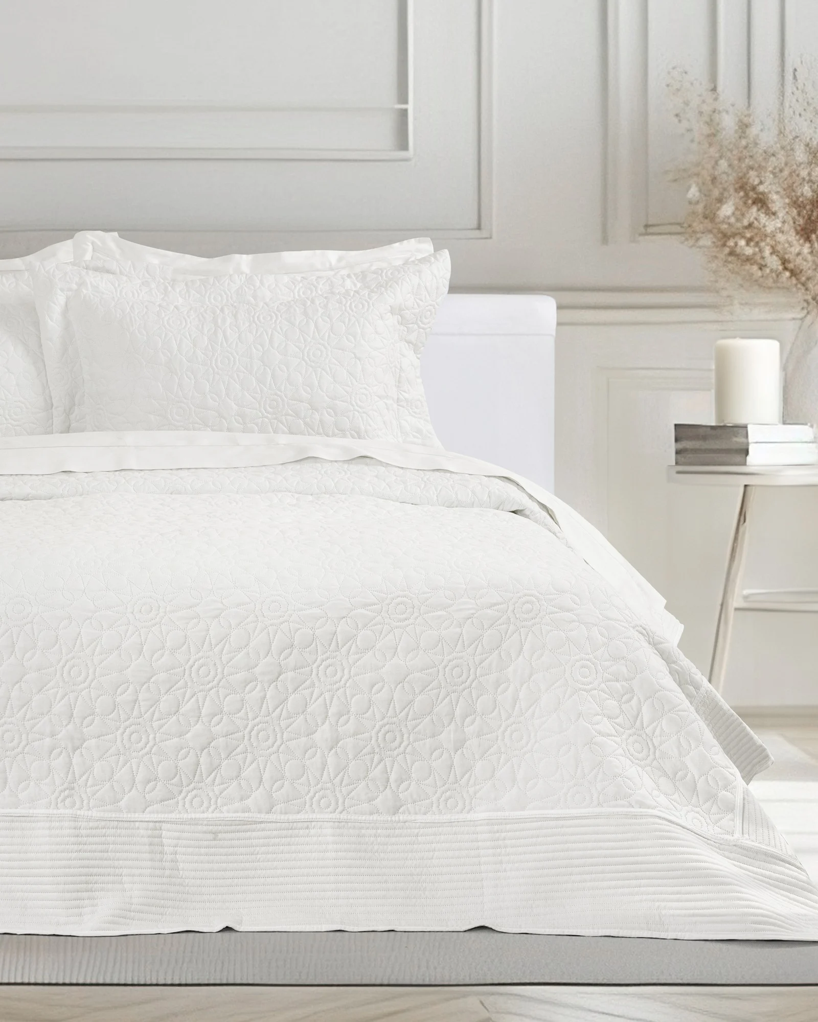 NIMA HOME Νυφικά Σετ Κουβερλί Calla - Ivory - Image 2
