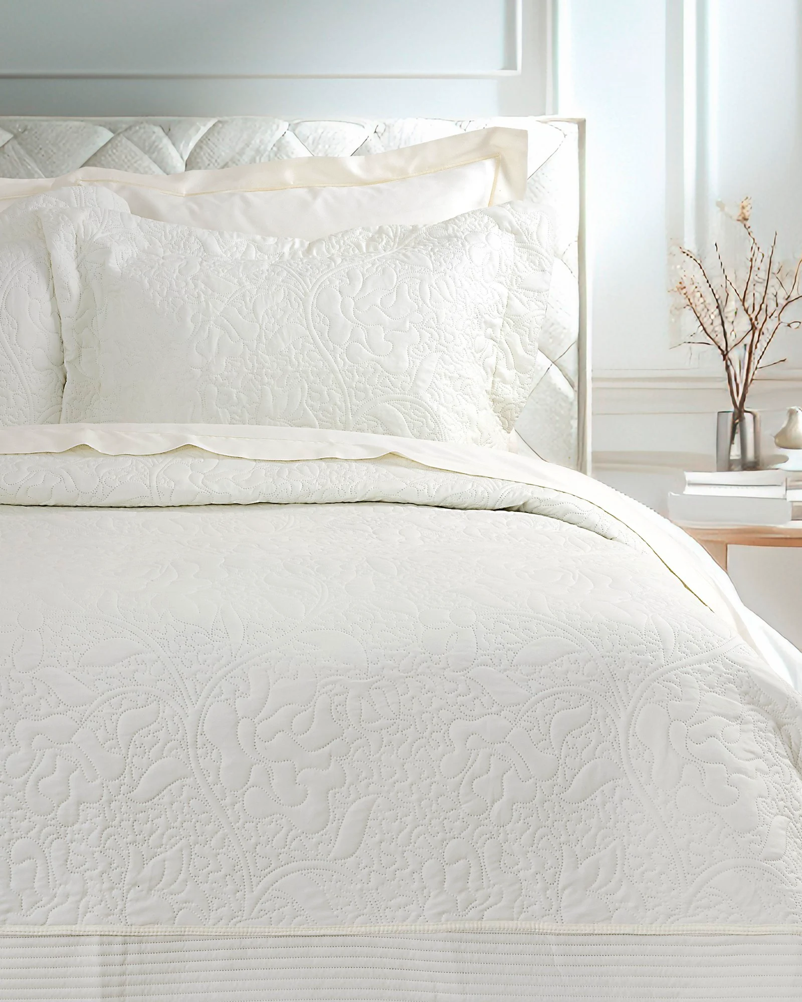 NIMA HOME Νυφικά Σετ Κουβερλί Heather - Ivory - Image 2