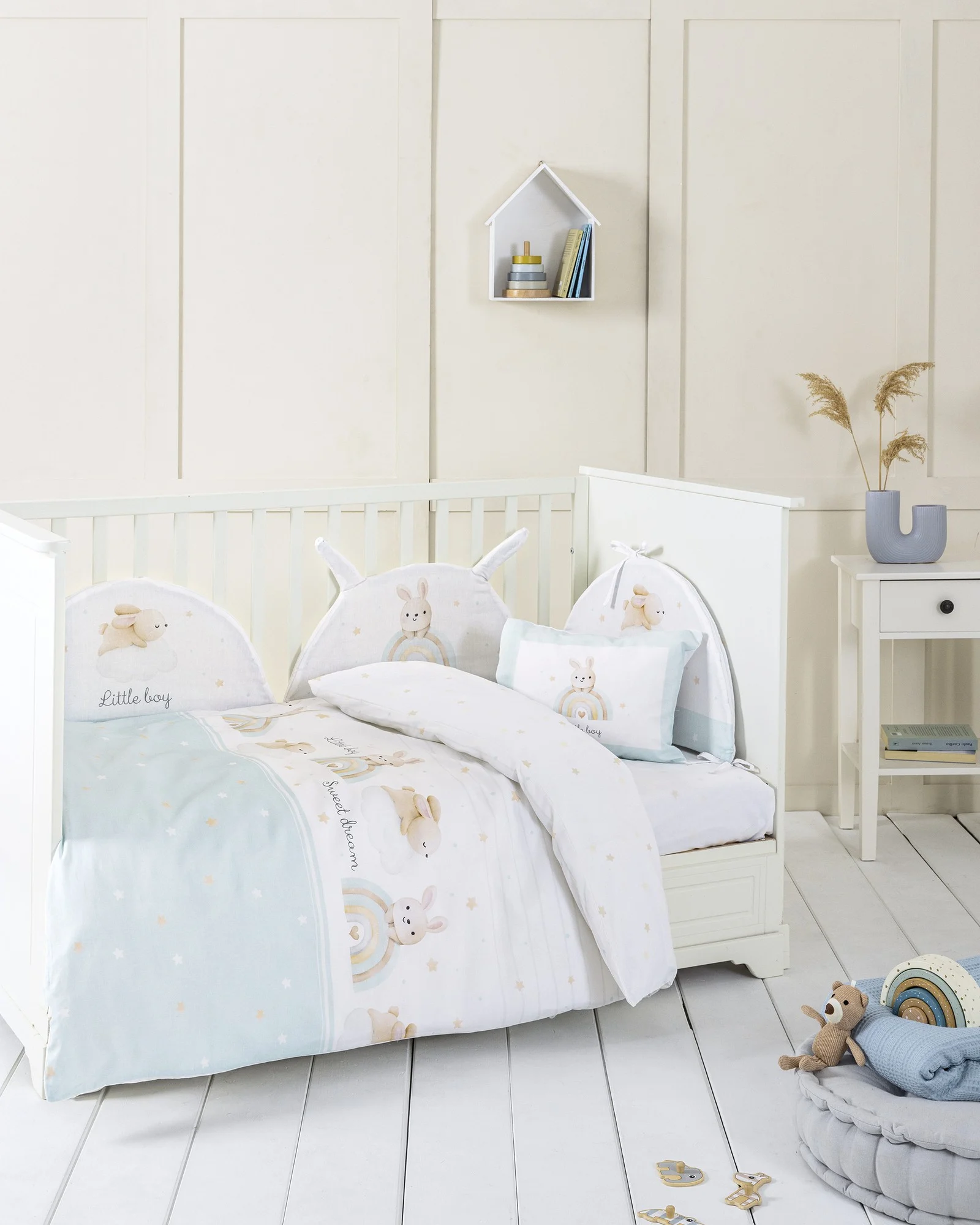 NIMA HOME Σετ Σεντόνια Κούνιας Petit Bebe