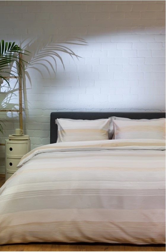 NAF NAF Σετ Παπλωματοθήκης Diamond - Opal Beige