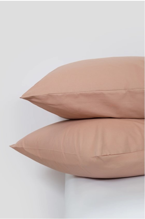 NAF NAF Μαξιλαροθήκες HUE - Warm Taupe