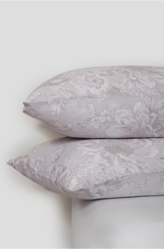 NAF NAF Μαξιλαροθήκες Diamond - Pearl Grey